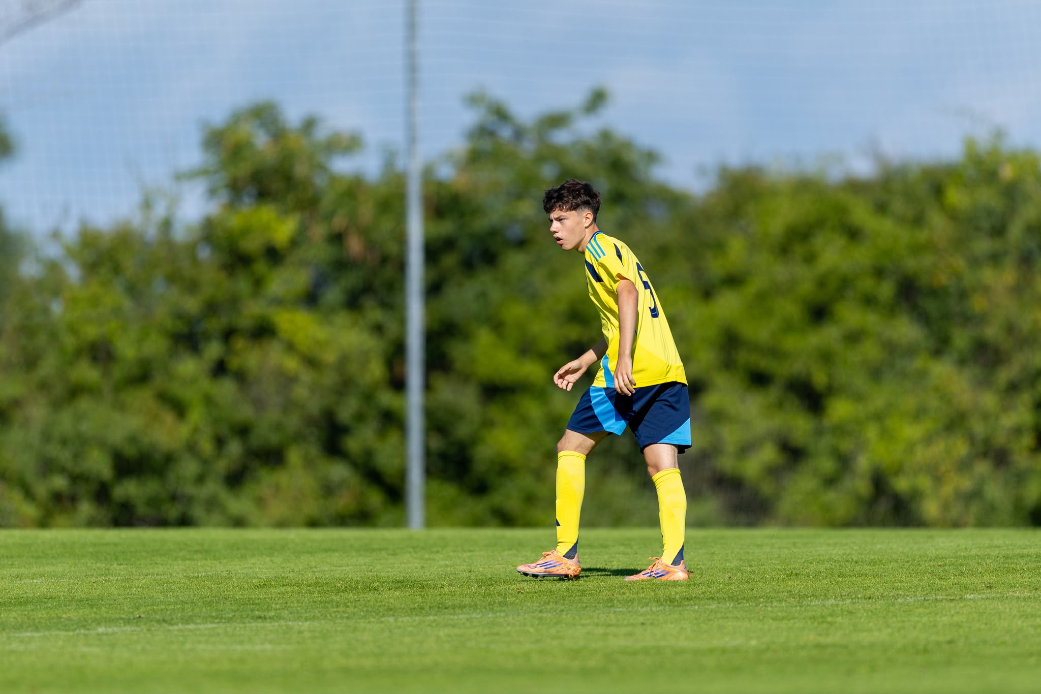 Viggo Crespi Alvarez på landslagsläger